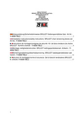 BRUUDT Y-4009-TBLC Installation Instructions And Safety Information