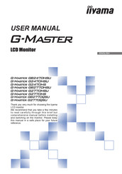 Iiyama G-MASTER GB2770HSU User Manual
