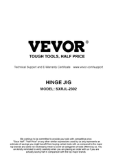 VEVOR SXRJL-2302 Manual