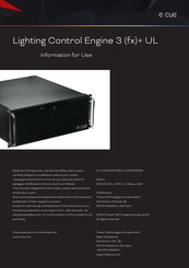PROSPERITY GROUP LCE3 FX + UL Information For Use