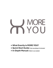 Xvive MORE YOU 2X Manual