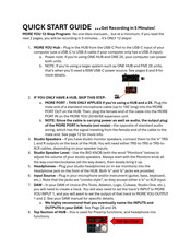 Xvive MORE YOU Quick Start Manual