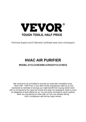 VEVOR 2112-UV36X2 Instruction Manual