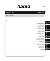 Hama Santa Cruz Operating Instructions Manual