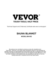 Vevor BW-802 Manual