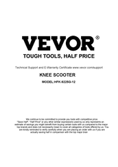VEVOR HFK-9225G-12 Manual