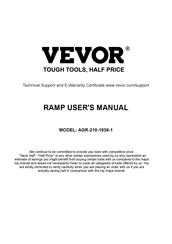 VEVOR AGR-210-1838-1 User Manual