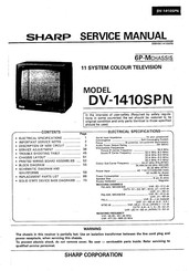 Sharp DV-1410SPN Service Manual