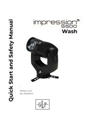 GLP impression S500 Profile HO/HC Quick Start And Safety Manual