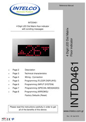 INTELCO INTD0461 Manual