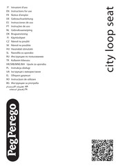 Peg-Perego city loop seat Instructions For Use Manual