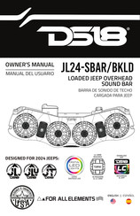 DS18 JL24-SBAR/BKLD Owner's Manual
