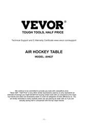 VEVOR AH627 Manual