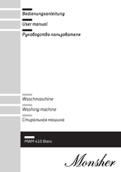 Monsher MWM 410 Blanc User Manual