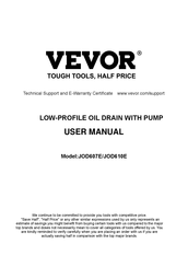 VEVOR JOD610E User Manual