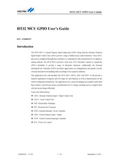 Holtek HT32 MCU User Manual