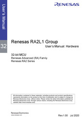 Renesas RA2L1 R7FA2L1AB2DNE User Manual