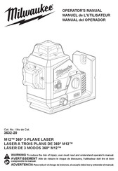 Milwaukee M12 3632-20 Operator's Manual