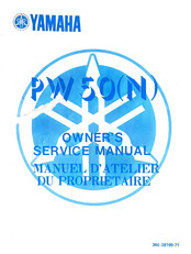 Yamaha PW50 1984 Owner's Service Manual