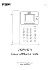 Fanvil V60P Quick Installation Manual