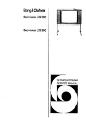 Bang & Olufsen Beovision LX2500 Service Manual