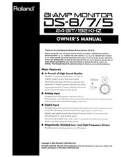Roland DS-7 Owner's Manual