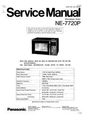 Panasonic NE-7720P Service Manual