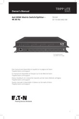 Eaton TRIPP LITE B119-4X4-4K6-VW Owner's Manual