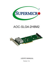 Supermicro AOC-SLG4-2H8M2 User Manual