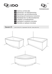iDo PORSGRUND Seven D 140 Operating And Maintenance Instructions Manual