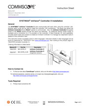 CommScope IMV-CNTRL-X Installation Manual