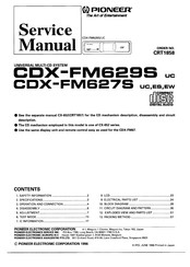 Pioneer CDX-FM629S Service Manual
