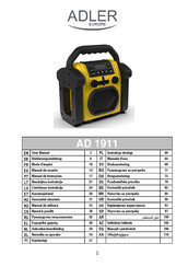 Adler Europe AD 1911 User Manual