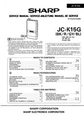 Sharp JC-K15G Service Manual