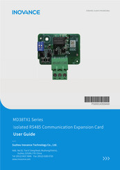 Inovance MD38TX1 Series User Manual