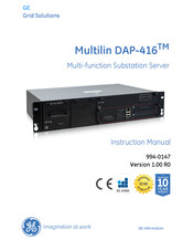 GE Multilin DAP-416 Instruction Manual