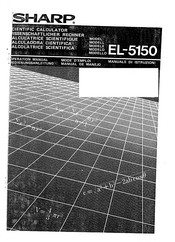 Sharp EL-5150 Operation Manual