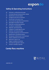 Royal Catering RCZK-1030-W-R Safety & Operating Instructions Manual