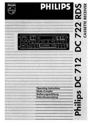 Philips DC 712 Operating Instructions Manual