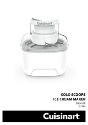 Cuisinart SOLO SCOOPS ICEM10E Manual