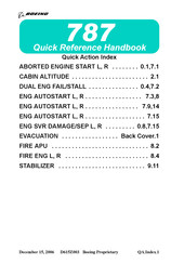 Boeing 787 Quick Reference Handbook