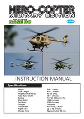 Rage RC HERO-COPTER MILITARY EDITION Instruction Manual