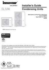 innovair INVERTER SLIM4 SHV30H2BA Installer's Manual