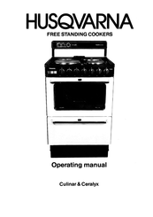 Husqvarna Culinar Operating Manual