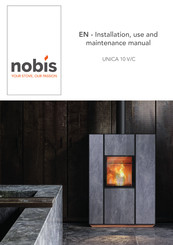 Nobis UNICA 10 V/C Instructions For Installation, Use And Maintenance Manual