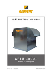 Geovent GRTU 3800+ Instruction Manual