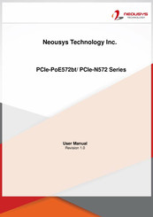 Neousys Technology PCIe-PoE572bt Series User Manual