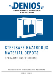 Denios 259 062 Operating Instructions Manual