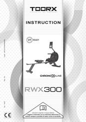Garlando TOORX CHRONO LINE RWX300 Instructions Manual