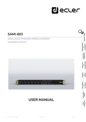 Ecler SAMI-603 User Manual
